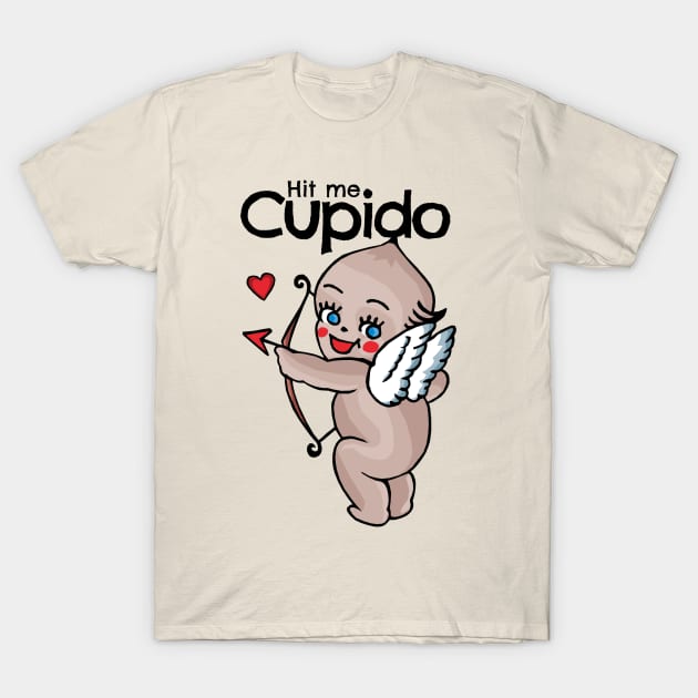 Cute Cupid Valentine's Day T-Shirt by KewaleeTee